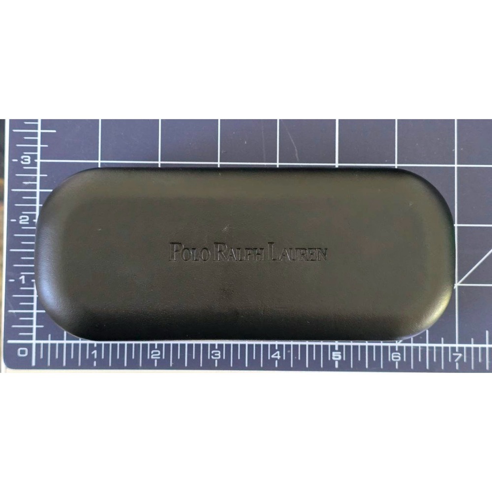Polo Ralph Lauren Black Hard Shell Glasses Case Eyewear‎ Holder - Picture 7 of 7